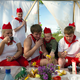 “Pioneers” in Norilsk welcome the summer with a picnic before an outdoor festival.